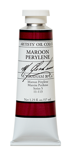 M Graham Oil 37ml Series 5 Maroon Perylene (Online Only)