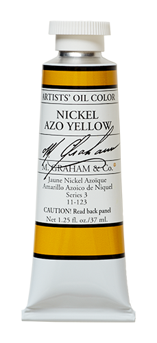 M Graham Oil 37ml Series 3 Nickel Azo Yellow  (Online Only)