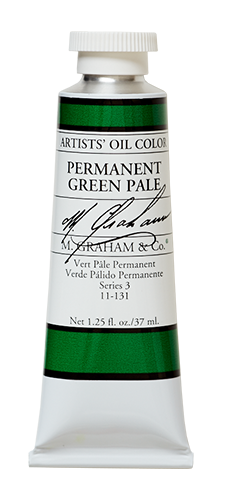 M Graham Oil 37ml Series 3 Permanent Green Pale  (Online Only)
