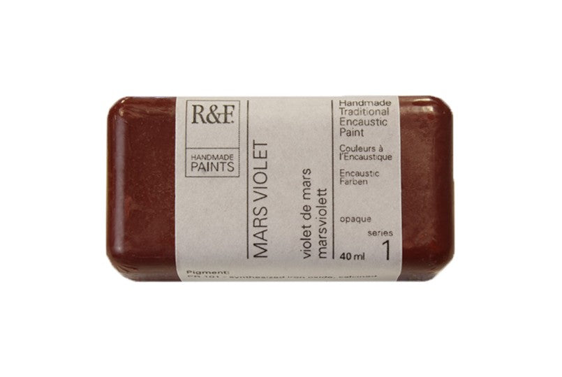 R&F Encaustic Wax Paint 40ml Mars Violet