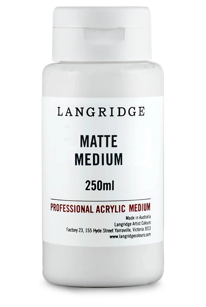 Langridge acrylic Matte Medium 250ml