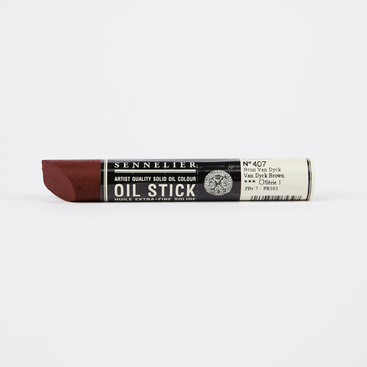 Sennelier Artist Oil Paint Stick 38ml 407 Van Dyck Brown