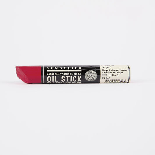 Sennelier Artist Oil Paint Stick 38ml 611 Purple Cadmium Red