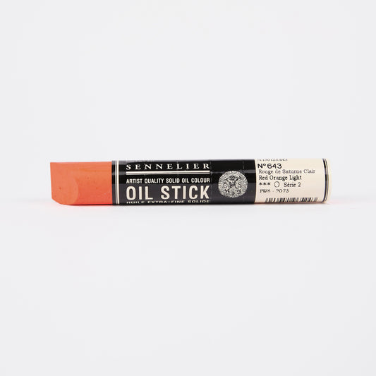 Sennelier Artist Oil Paint Stick 38ml 643 Red Orange Light