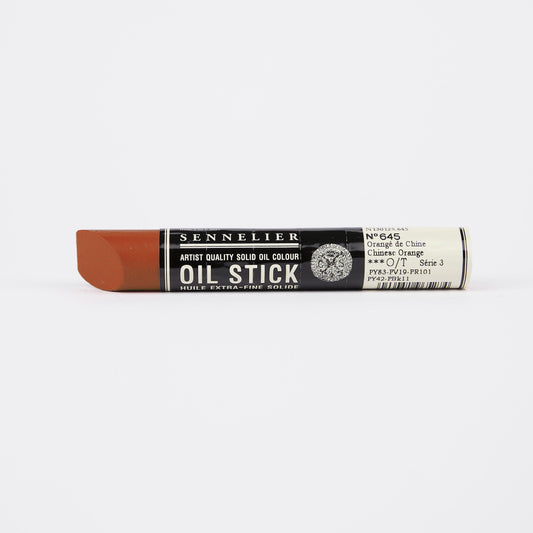 Sennelier Artist Oil Paint Stick 38ml 645 Chinese Orange