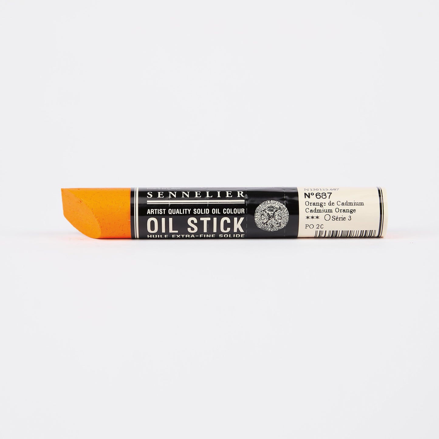 Sennelier Artist Oil Paint Stick 38ml 687 Cadmium Orange