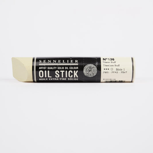 Sennelier Artist Oil Paint Stick 96ml 136 Titanium Buff