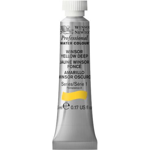 Winsor & Newton Artists' Watercolour 5ml Winsor Yellow Deep