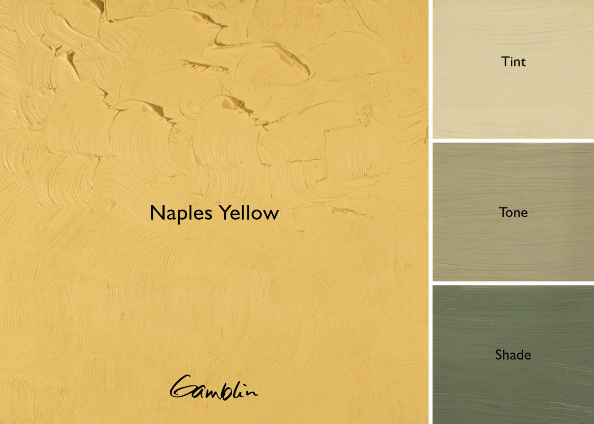 Gamblin Artist Oil 37ml Series 2 Naples Yellow Hue