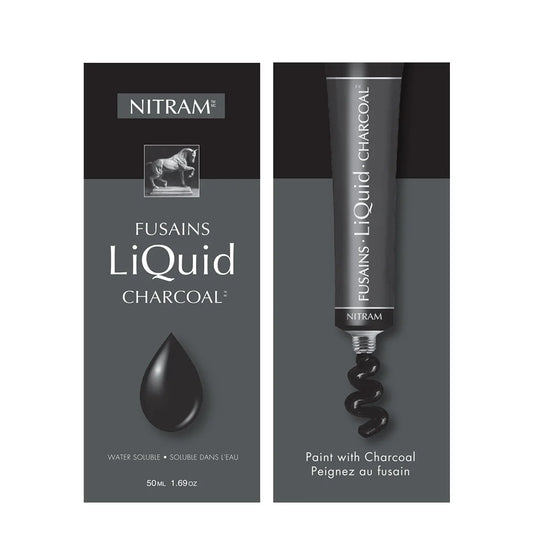 Nitram Fusains Liquid Charcoal 50ml Tube