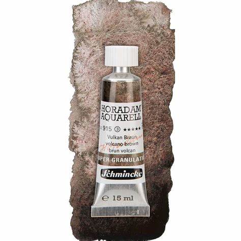 Schmincke Horadam Watercolour Supergranulating 15ml 915 Volcano Brown