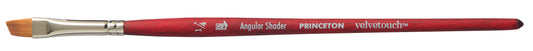 Princeton Velvetouch Synthetic Short Handle Angle Shader Size 1/4