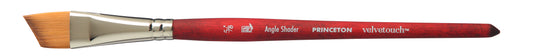 Princeton Velvetouch Synthetic Short Handle Angle Shader Size 5/8