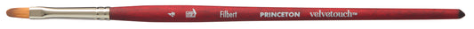 Princeton Velvetouch Synthetic Short Handle Filbert Size 4