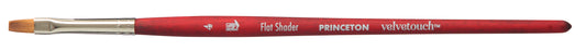 Princeton Velvetouch Synthetic Short Handle Flat Shader Size 4