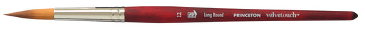 Princeton Velvetouch Synthetic Short Handle Long Round Size 12