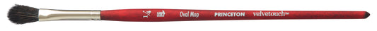 Princeton Velvetouch Synthetic Short Handle Oval Mop Size 1/4