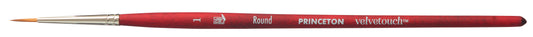 Princeton Velvetouch Synthetic Short Handle Round Size 1