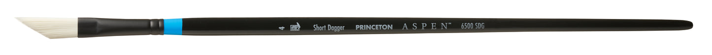 Princeton Aspen Synthetic Long Handle Short Dagger Size 4