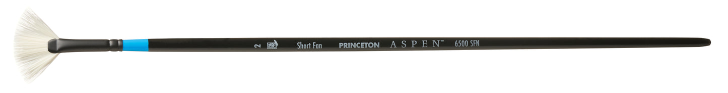 Princeton Aspen Synthetic Long Handle Short Fan Size 2
