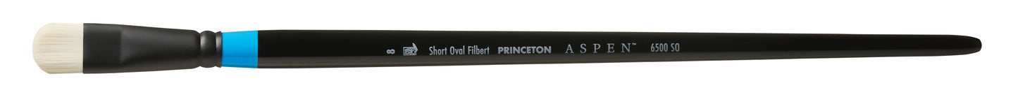 Princeton Aspen Synthetic Long Handle Short Oval Filbert Size 8
