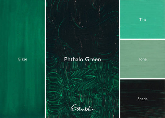 Gamblin Artist Oil 37ml Series 2 Phthalo Green