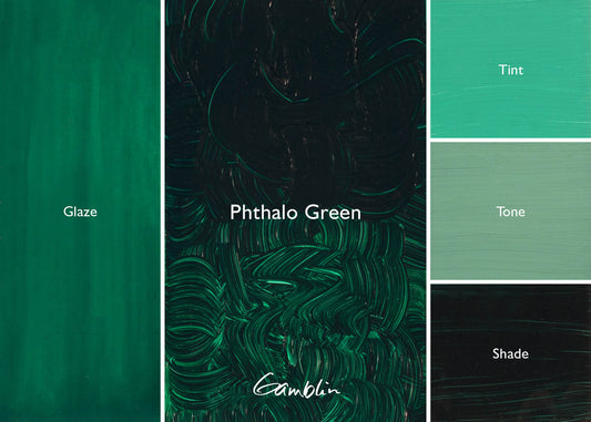 Gamblin 1980 Oil Colour 37ml Series 2 Phthalo Green