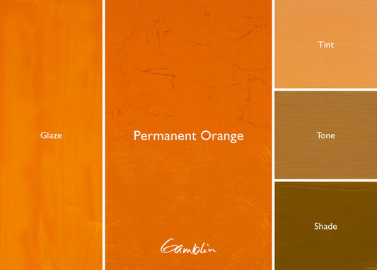 Gamblin Artist Oil 37ml Series 3 Permanent Orange