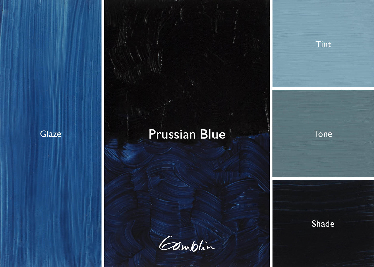 Gamblin 1980 Oil Colour 37ml Series 2 Prussian Blue