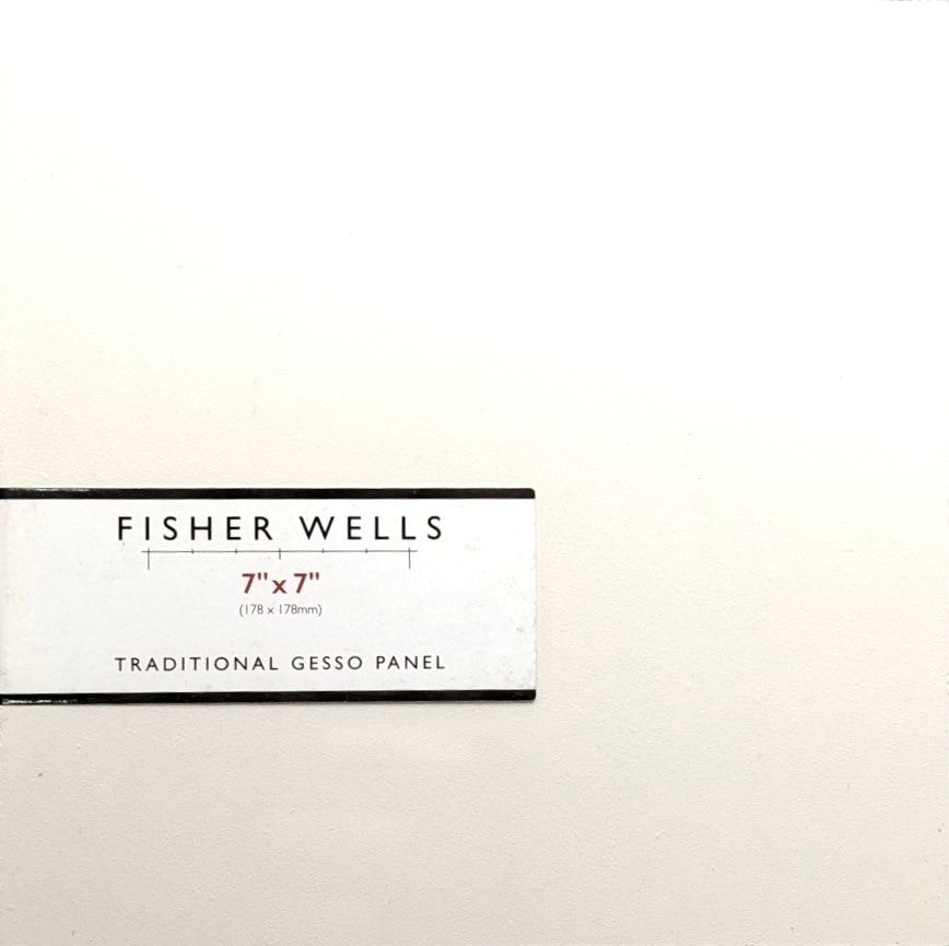 Fisher Wells Traditional Gesso Panel 7 x 7"