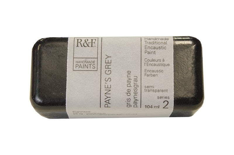 R&F Encaustic Wax Paint 104ml Payne's Grey