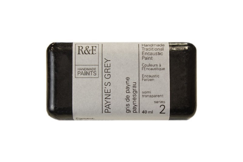 R&F Encaustic Wax Paint 40ml Payne's Grey