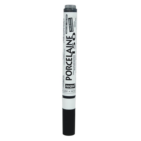 Pebeo Porcelaine Markers Broad Anthracite Black