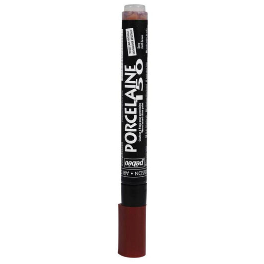 Pebeo Porcelaine Markers 1.2mm Earth Brown
