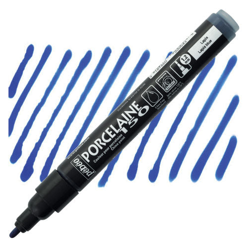 Pebeo Porcelaine Markers Broad Lapis Blue