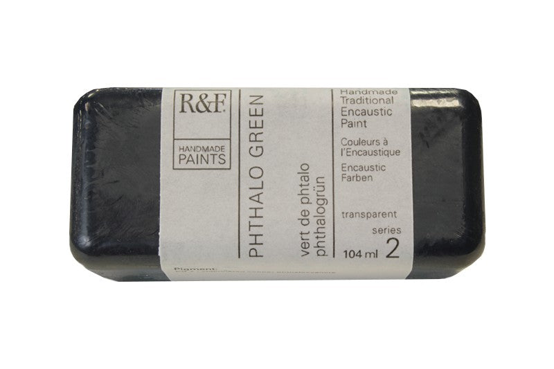 R&F Encaustic Wax Paint 104ml Phthalo Green