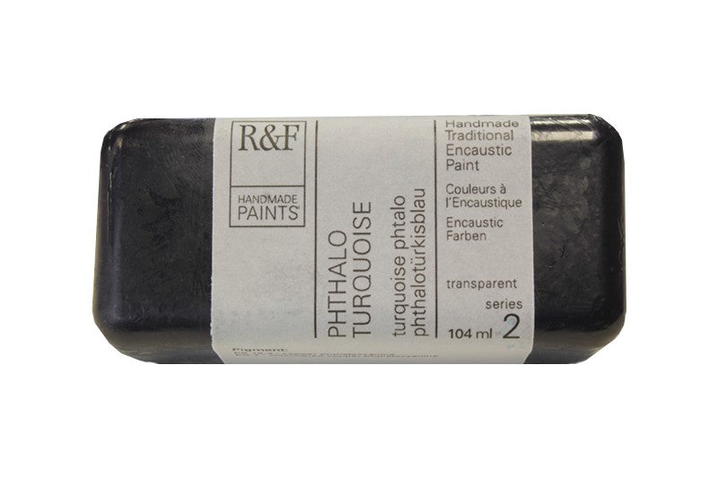 R&F Encaustic Wax Paint 104ml Phthalo Turquoise