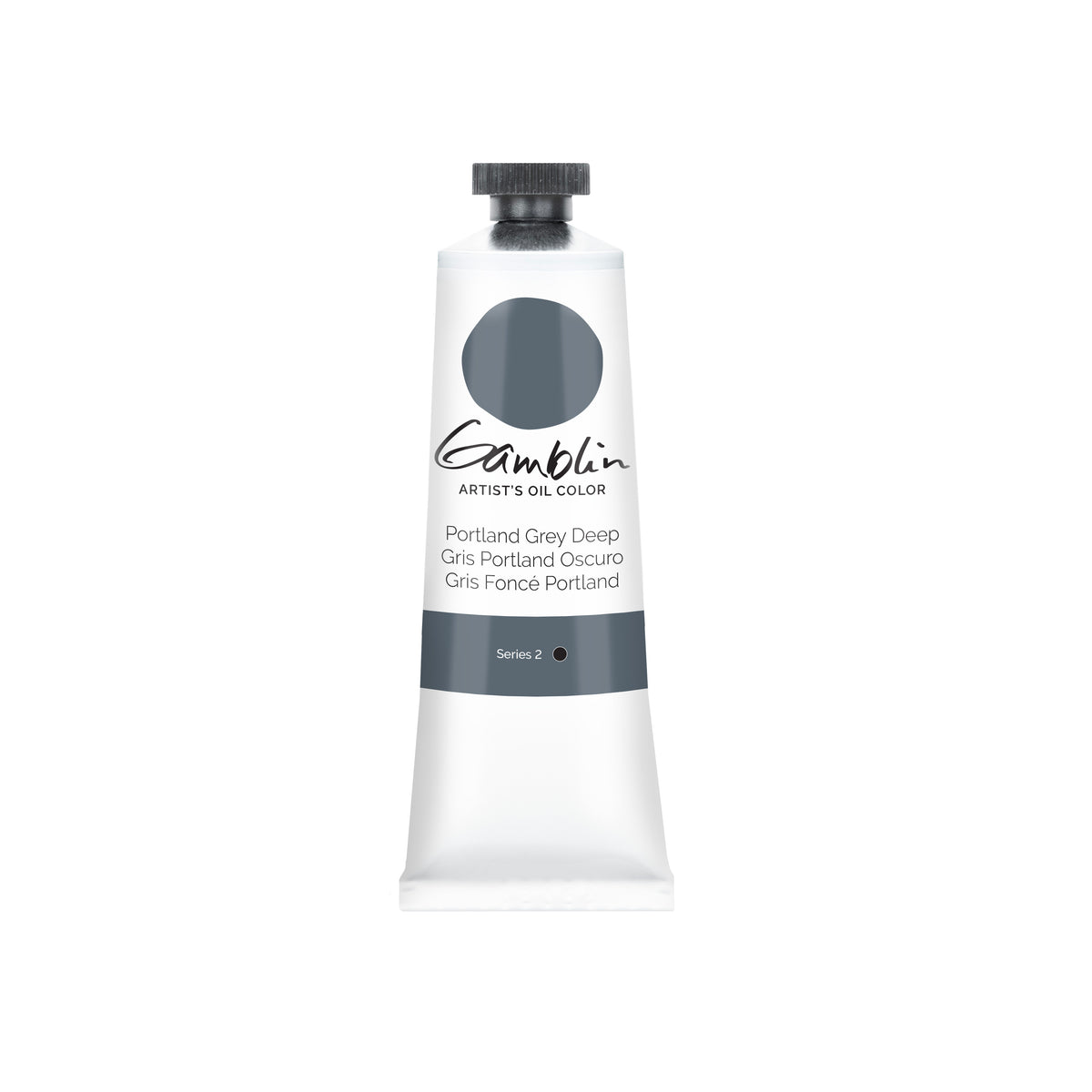 Gamblin Artist Oil 37ml Series 2 Portland Grey Deep
