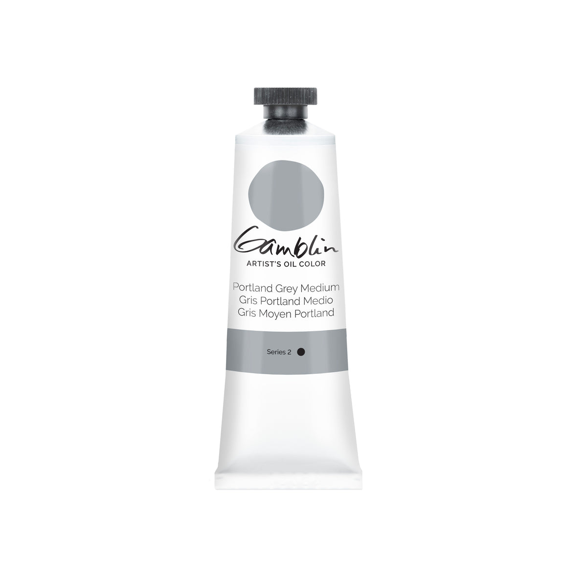 Gamblin Artist Oil 37ml Series 2 Portland Grey Medium