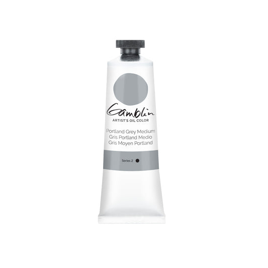 Gamblin Artist Oil 37ml Series 2 Portland Grey Medium