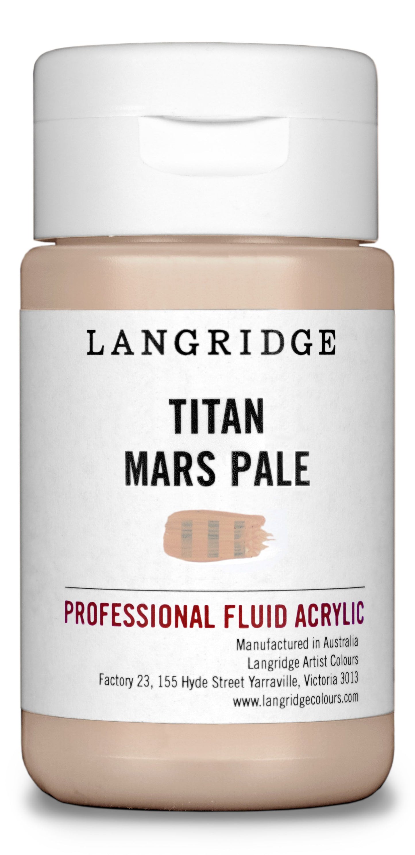 Langridge Fluid Acrylic 125ml Series 1 Titan Mars Pale