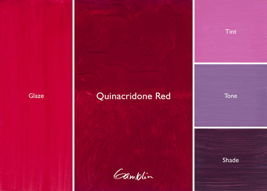 Gamblin 1980 Oil Colour 37ml Series 2 Quinacridone Red