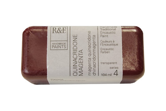 R&F Encaustic Wax Paint 104ml Quinacridone Magenta