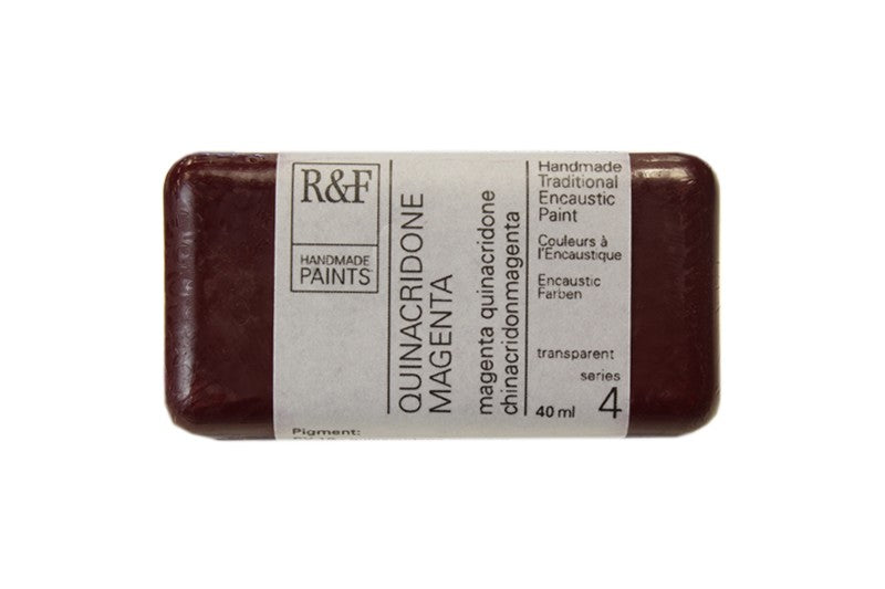 R&F Encaustic Wax Paint 40ml Quinacridone Magenta