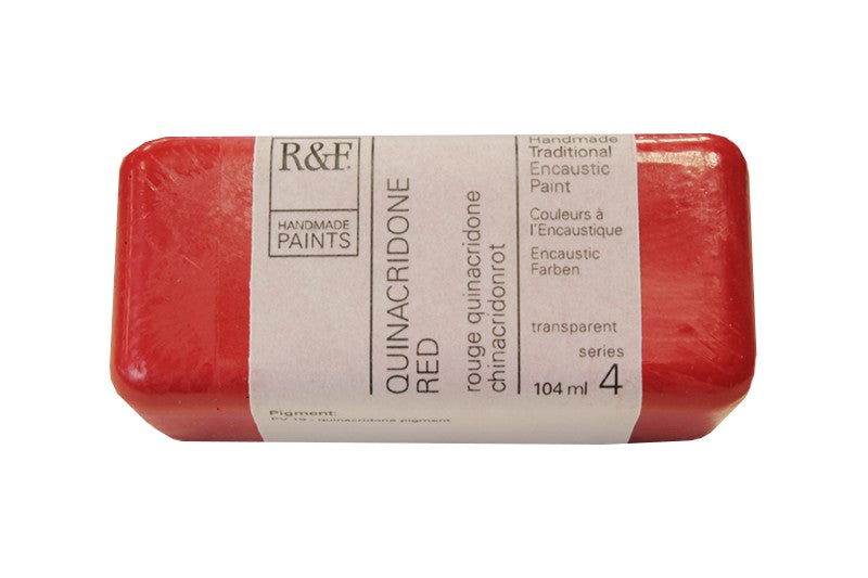 R&F Encaustic Wax Paint 104ml Quinacridone Red