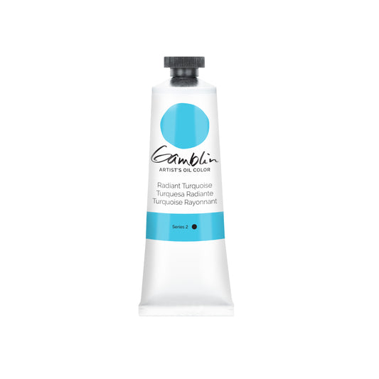 Gamblin Artist Oil 37ml Series 2 Radiant Turquoise