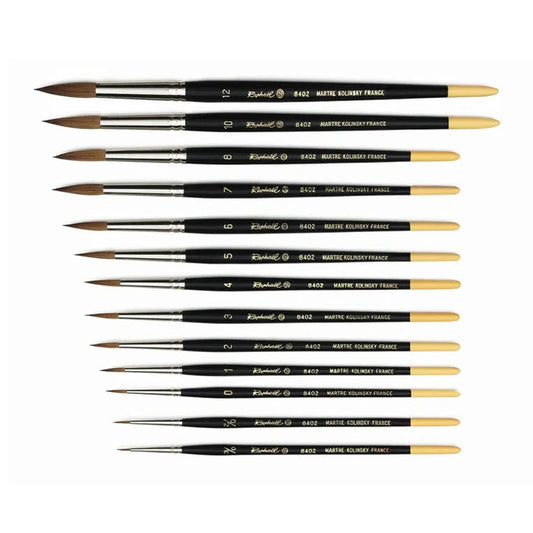 8402 Raphael Kolinsky Sable Long Point Size 2/0