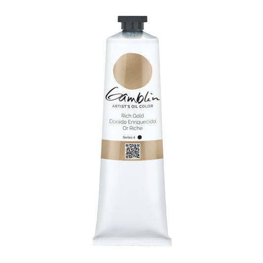 Gamblin Artist Oil 150ml Series 4 Rich Gold