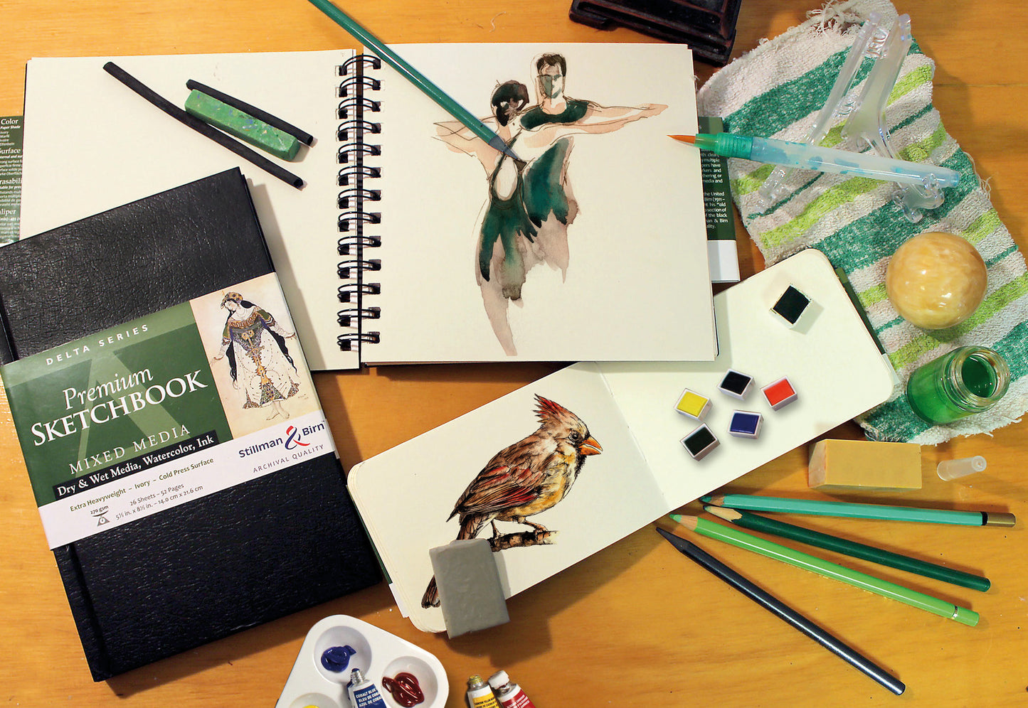 After Hours Art Demonstration - THURSDAY JULY 31st 2025 - Jacques Herbin Eclats Ink with Stillman & Birn papers