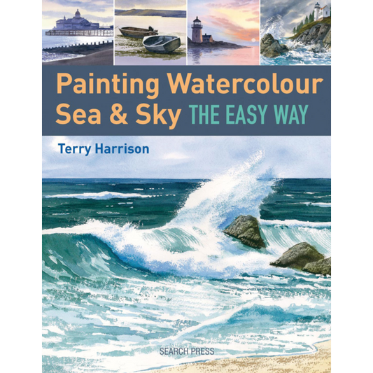 Painting Watercolour Sea & Sky Book By Terry Harrison